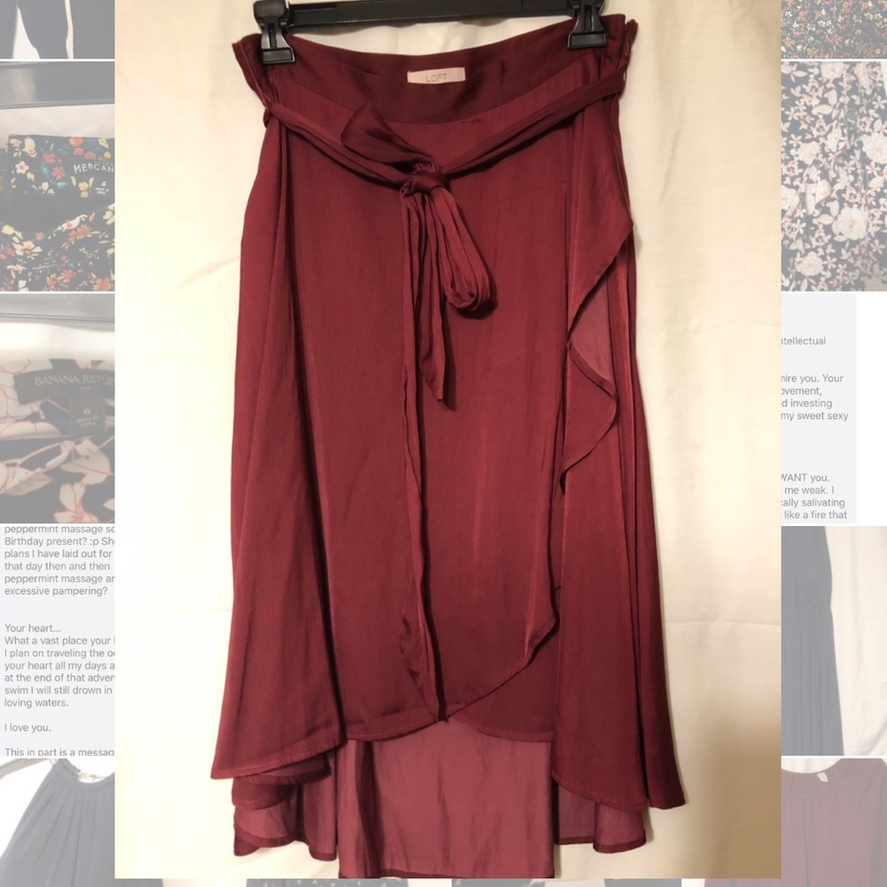 Loft Wrap Style skirt